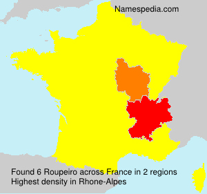 Surname Roupeiro in France Surname Roupeiro in France