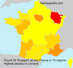 Surname Rouppert in France Surname Rouppert in France