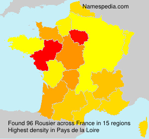 Surname Rousier in France Surname Rousier in France