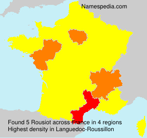 Surname Rousiot in France Surname Rousiot in France
