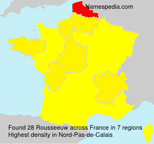 Surname Rousseeuw in France Surname Rousseeuw in France