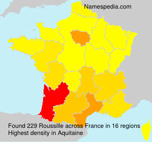 Surname Roussille in France Surname Roussille in France