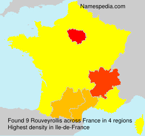 Surname Rouveyrollis in France Surname Rouveyrollis in France