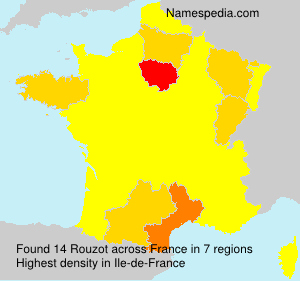 Surname Rouzot in France Surname Rouzot in France