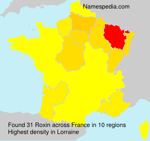 Surname Roxin in France Surname Roxin in France
