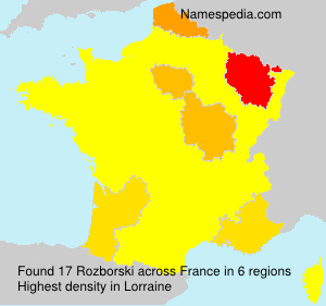 Surname Rozborski in France Surname Rozborski in France
