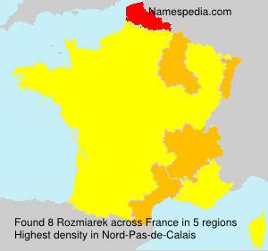 Surname Rozmiarek in France Surname Rozmiarek in France