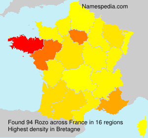 Surname Rozo in France Surname Rozo in France