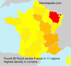 Surname Rozot in France Surname Rozot in France