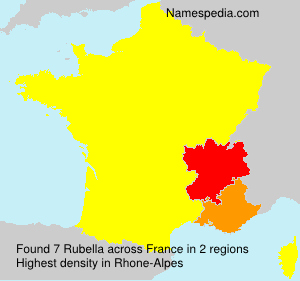 Surname Rubella in France Surname Rubella in France
