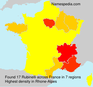 Surname Rubinelli in France Surname Rubinelli in France