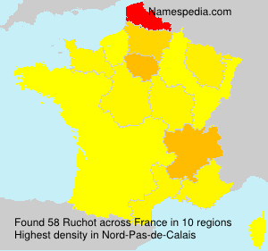 Surname Ruchot in France Surname Ruchot in France