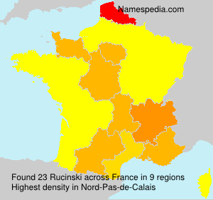 Surname Rucinski in France Surname Rucinski in France
