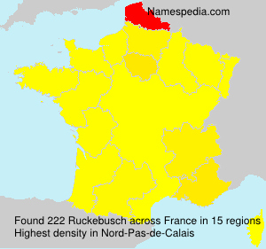 Surname Ruckebusch in France Surname Ruckebusch in France