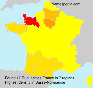 Surname Rudl in France Surname Rudl in France