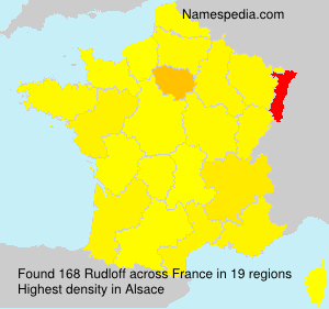 Surname Rudloff in France Surname Rudloff in France