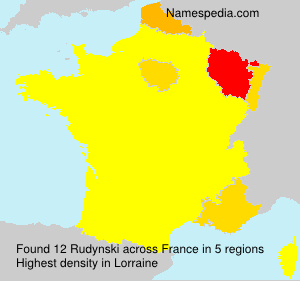 Surname Rudynski in France Surname Rudynski in France