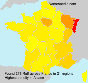 Surname Ruff in France Surname Ruff in France