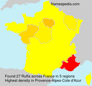 Surname Ruffa in France Surname Ruffa in France