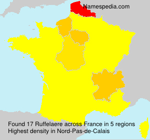 Surname Ruffelaere in France Surname Ruffelaere in France
