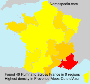 Surname Ruffinatto in France Surname Ruffinatto in France