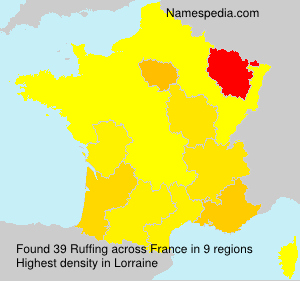 Surname Ruffing in France Surname Ruffing in France