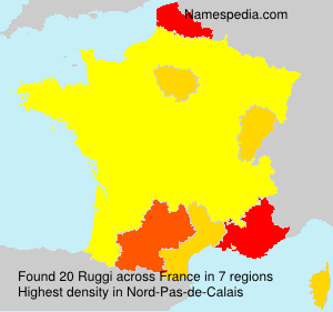 Surname Ruggi in France Surname Ruggi in France