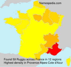 Surname Ruggiu in France Surname Ruggiu in France