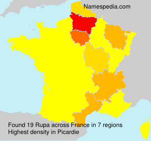 Surname Rupa in France Surname Rupa in France