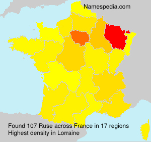 Surname Ruse in France Surname Ruse in France