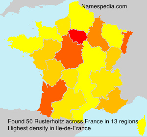 Surname Rusterholtz in France Surname Rusterholtz in France