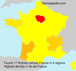 Surname Rutman in France Surname Rutman in France