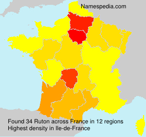 Surname Ruton in France Surname Ruton in France