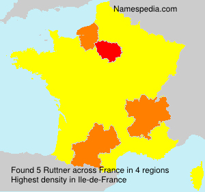 Surname Ruttner in France Surname Ruttner in France