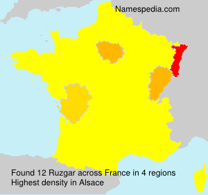 Surname Ruzgar in France Surname Ruzgar in France