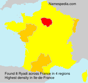 Surname Ryadi in France Surname Ryadi in France