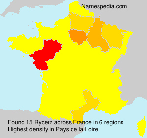 Surname Rycerz in France Surname Rycerz in France