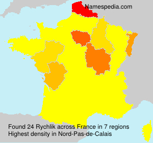 Surname Rychlik in France Surname Rychlik in France