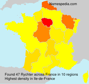 Surname Rychter in France Surname Rychter in France