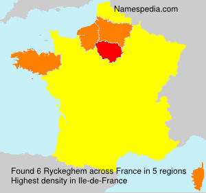 Surname Ryckeghem in France Surname Ryckeghem in France