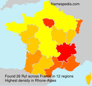Surname Ryf in France Surname Ryf in France