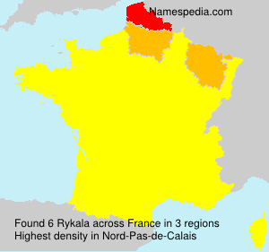 Surname Rykala in France Surname Rykala in France