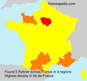 Surname Rykner in France Surname Rykner in France