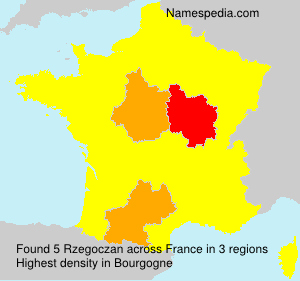 Surname Rzegoczan in France Surname Rzegoczan in France