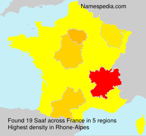 Surname Saaf in France Surname Saaf in France