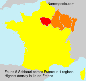 Surname Sabbouri in France Surname Sabbouri in France