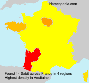 Surname Sabit in France Surname Sabit in France