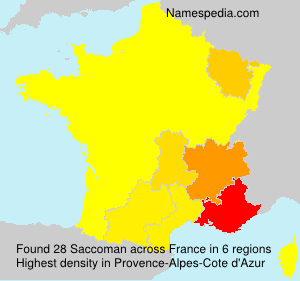 Surname Saccoman in France Surname Saccoman in France
