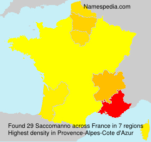 Surname Saccomanno in France Surname Saccomanno in France