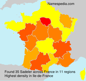 Surname Sadeler in France Surname Sadeler in France